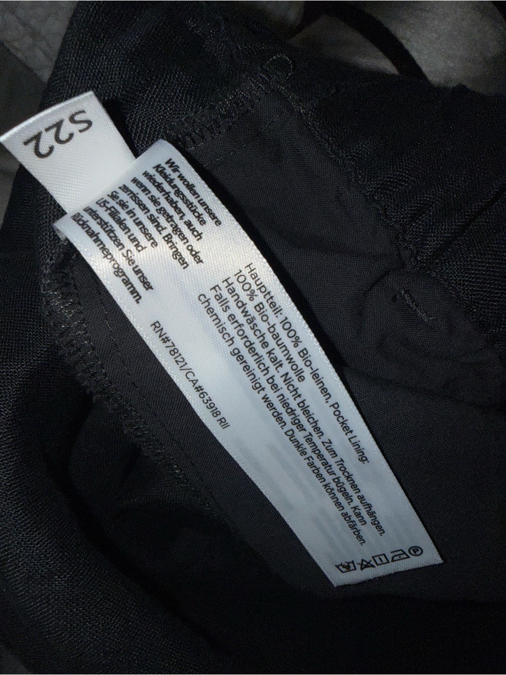 Eileen Fisher Shorts Drawstring Elastic Waist Mid Thigh Linen Graphite XL $128 - Picture 6 of 9